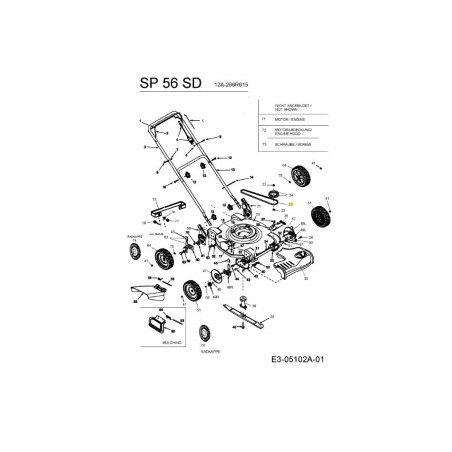 V-Belt 754-04100 ORIGINAL MTD | Newgardenstore.eu