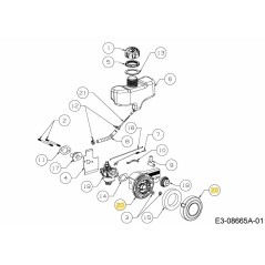AIR CLEANER ASSY. 651-05226 ORIGINAL MTD | Newgardenstore.eu