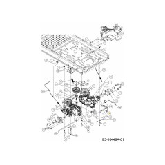 BRACKET TRANSMISSION 703-08614A-S ORIGINAL MTD | Newgardenstore.eu