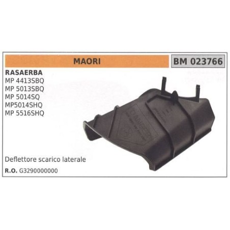 MAORI tondeuse à gazon MP 4413SBQ 023766 déflecteur d'échappement latéral | Newgardenstore.eu