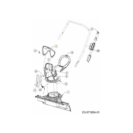 UPPER CHUTE 731-04354B ORIGINAL MTD | Newgardenstore.eu