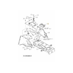 BATTERY COVER 731-0707A ORIGINAL MTD | Newgardenstore.eu