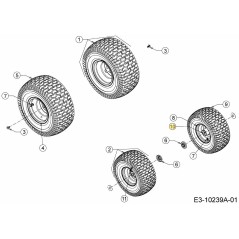 BRG:BOLA:.754 DIÁMETRO INTERIOR X 1.750 DIÉSEL 741-04137A ORIGINAL MTD | Newgardenstore.eu