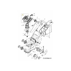 MOTORABDECKUNG KPL. 092.61.227 ORIGINAL MTD