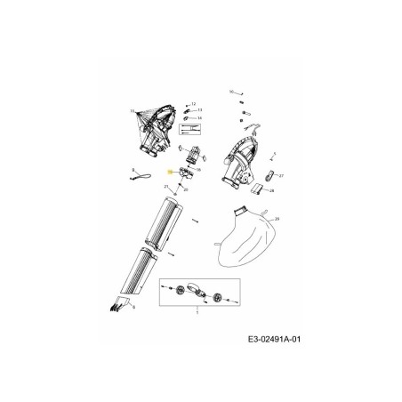 VOLANT 092.61.273 ORIGINAL MTD | Newgardenstore.eu