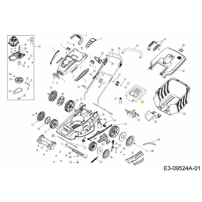 Aleta trasera 092.64.496 ORIGINAL MTD Aleta trasera 092.64.496 ORIGINAL MTD