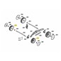 Roue D130 4905500 ORIGINALE MTD