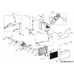 TANQUE DE COMBUSTIBLE 2 GAL 631-04629 ORIGINAL MTD | Newgardenstore.eu