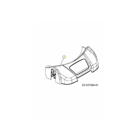 ABDECKUNG:ACHSE:VOR:19"CHA:OHNE HAND 731-05634 ORIGINAL MTD | Newgardenstore.eu