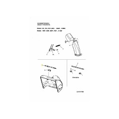 OUTIL DE NETTOYAGE DE GOUTTIÈRE 731-2643 ORIGINAL MTD