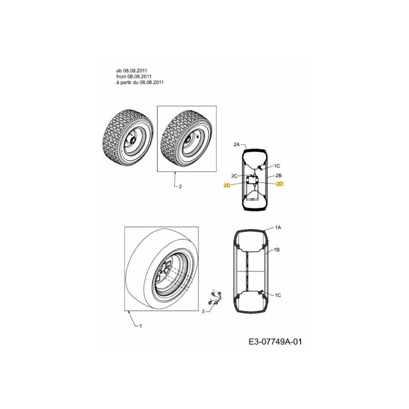 Kugellager 741-04571 Original MTD