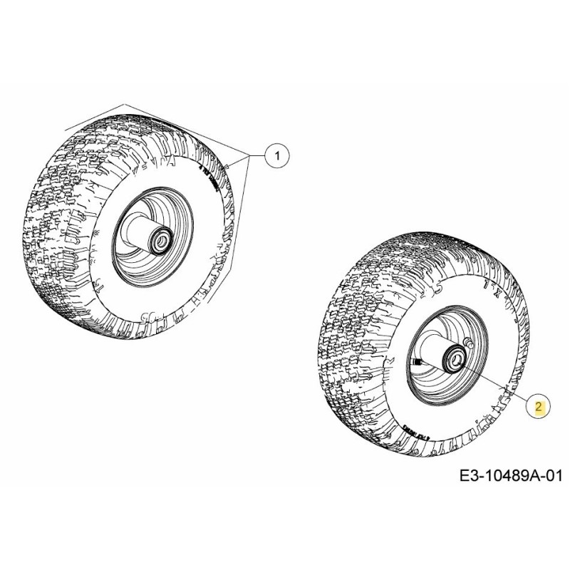 Roulement à billes étanche 741-05262 d'origine MTD Roulement à billes étanche 741-05262 d'origine MTD