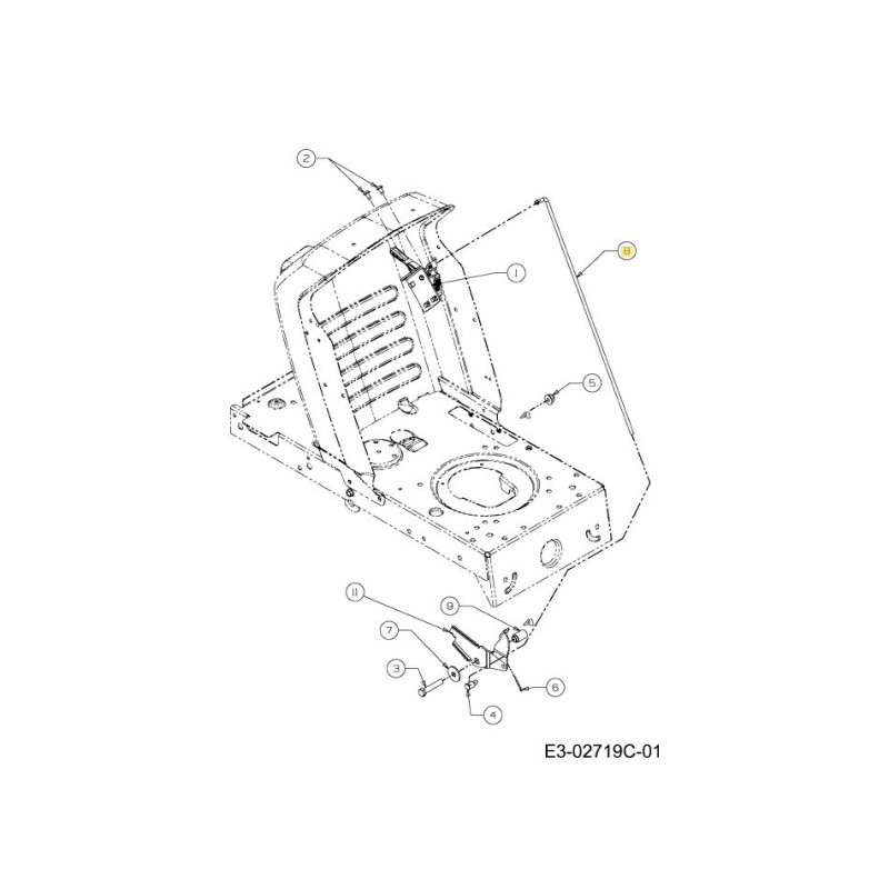 ASTA CONT SELETTORE DI VELOCITÀ 747-04430 ORIGINALE MTD