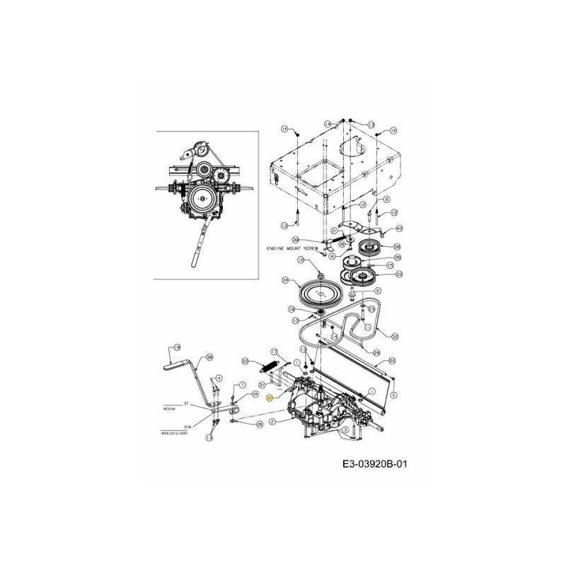 ACCOPPIAMENTO LINK TRI 3/16 747-05571 ORIGINALE MTD