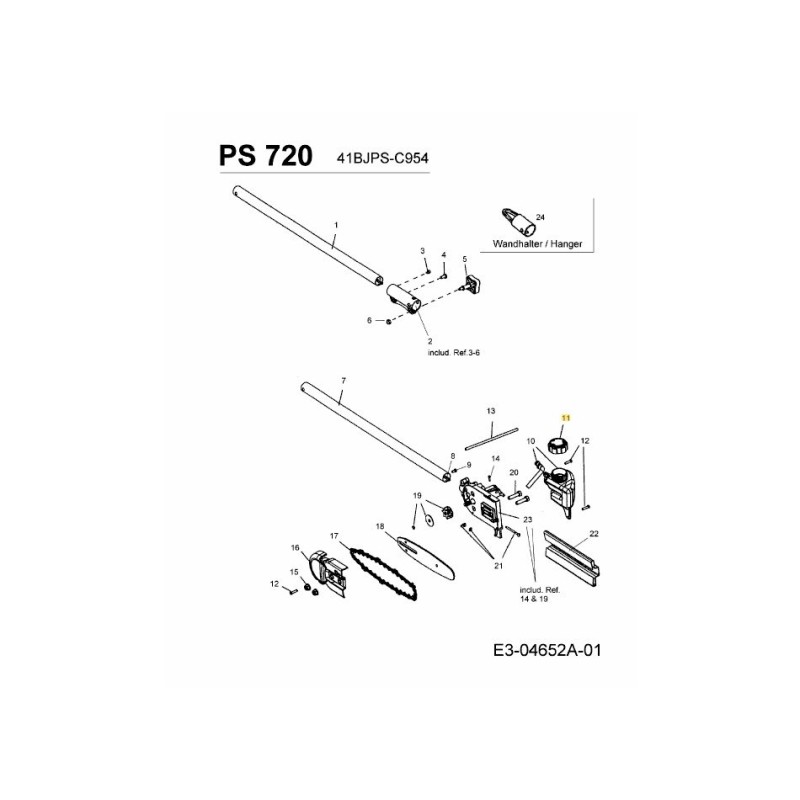 TAPPO DEL SERBATOIO DEL CARBURANTE 753-05587 ORIGINALE MTD