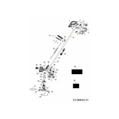 ALUMINUM TUBE UPPER 795-00258 ORIGINAL MTD | Newgardenstore.eu