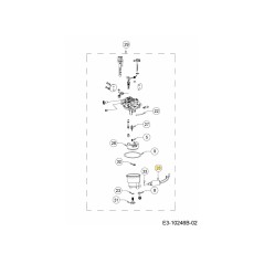 Magnetventilbaugruppe 751-14676 Original MTD