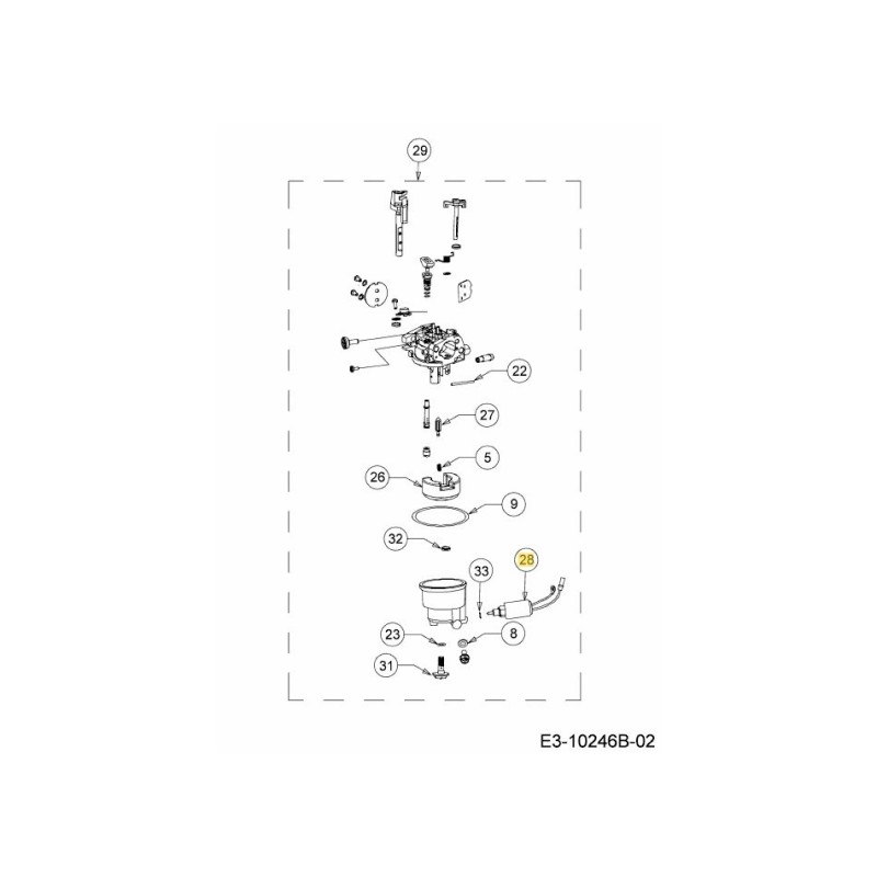 GRUPPO VALVOLA SOLENOIDE 751-14676 ORIGINALE MTD