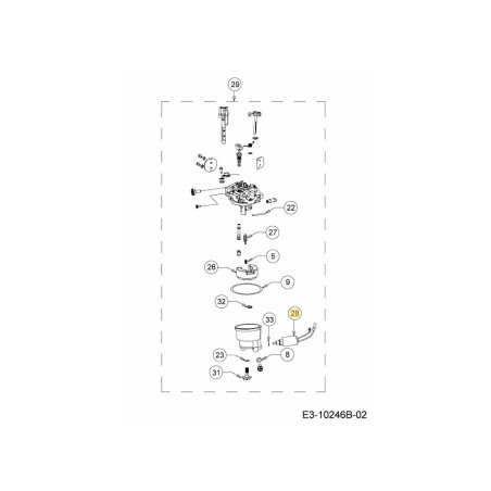 GRUPPO VALVOLA SOLENOIDE 751-14676 ORIGINALE MTD | Newgardenstore.eu