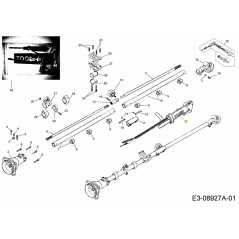 MANOPOLA ACCELERATORE COMPLETA. 092.63.498 ORIGINALE MTD