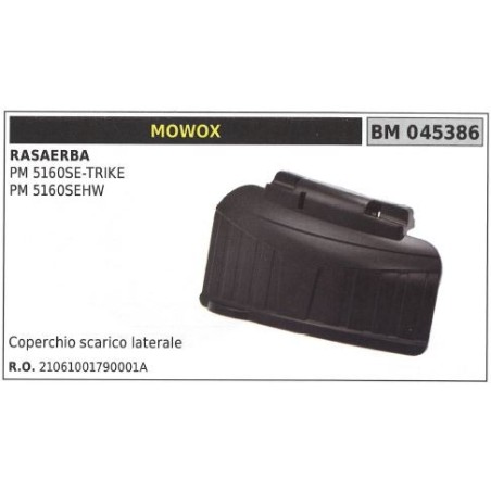 MOWOX lawn mower mower side exhaust deflector PM5160SEHW 045386 | Newgardenstore.eu