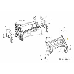 Rear Cover 731-09342 ORIGINAL MTD | Newgardenstore.eu