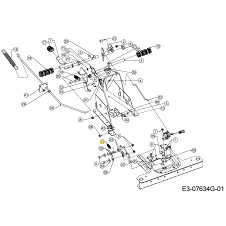 TENSION SPRING 732-04448 ORIGINAL MTD | Newgardenstore.eu