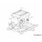 BASE DEL SEDILE CON SUPPORTO CAVO 746-06231 ORIGINALE MTD BASE DEL SEDILE CON SUPPORTO CAVO 746-06231 ORIGINALE MTD