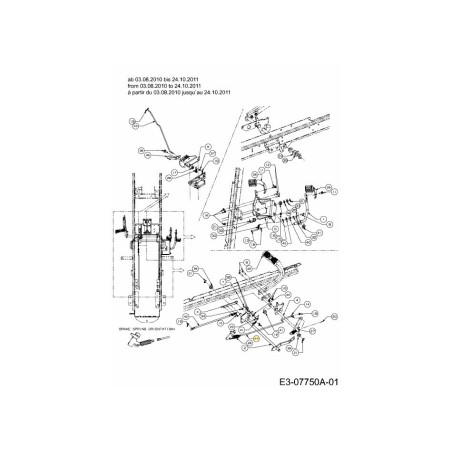 ASTA FRENO 747-05439A ORIGINALE MTD | Newgardenstore.eu