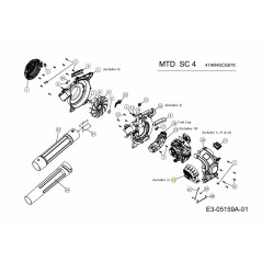 COPERTURA MARMITTA 753-05931 ORIGINALE MTD