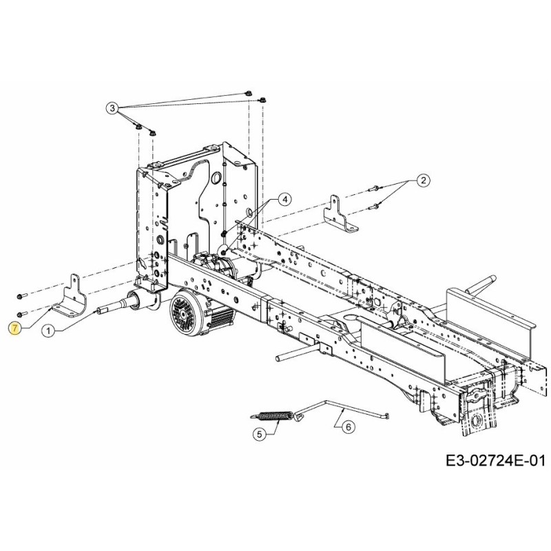 BRACKET ASM TRANSMISSION 783-09720637 ORIGINAL MTD
