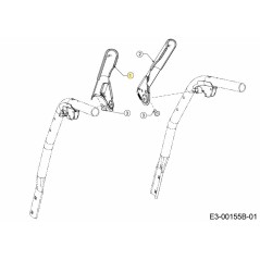HNDL ASM: ENGANCHE IZQUIERDO-BLK 684-04105D ORIGINAL MTD