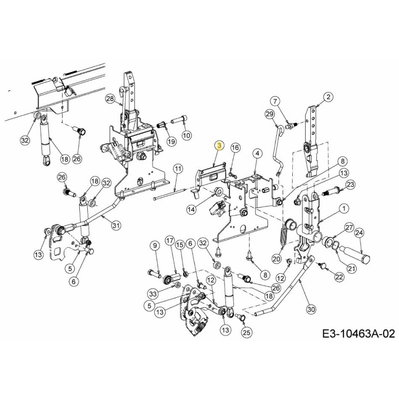DISTANZIATORE MODULO DI ACCENSIONE 703-09069637 ORIGINALE MTD