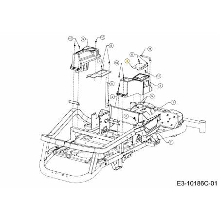PROTECTION PLATE 703-15201BCY ORIGINAL MTD | Newgardenstore.eu