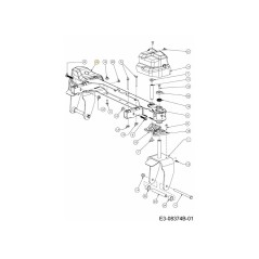 COVER AXLE LH 731-09320A ORIGINAL MTD