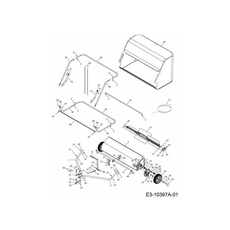 DRIVE PINION R.H. AF-2692-6 ORIGINAL MTD
