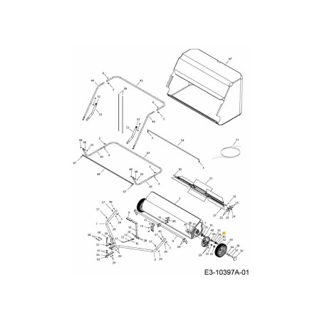 Antriebsritzel links AF-2692-7 Original MTD | Newgardenstore.eu