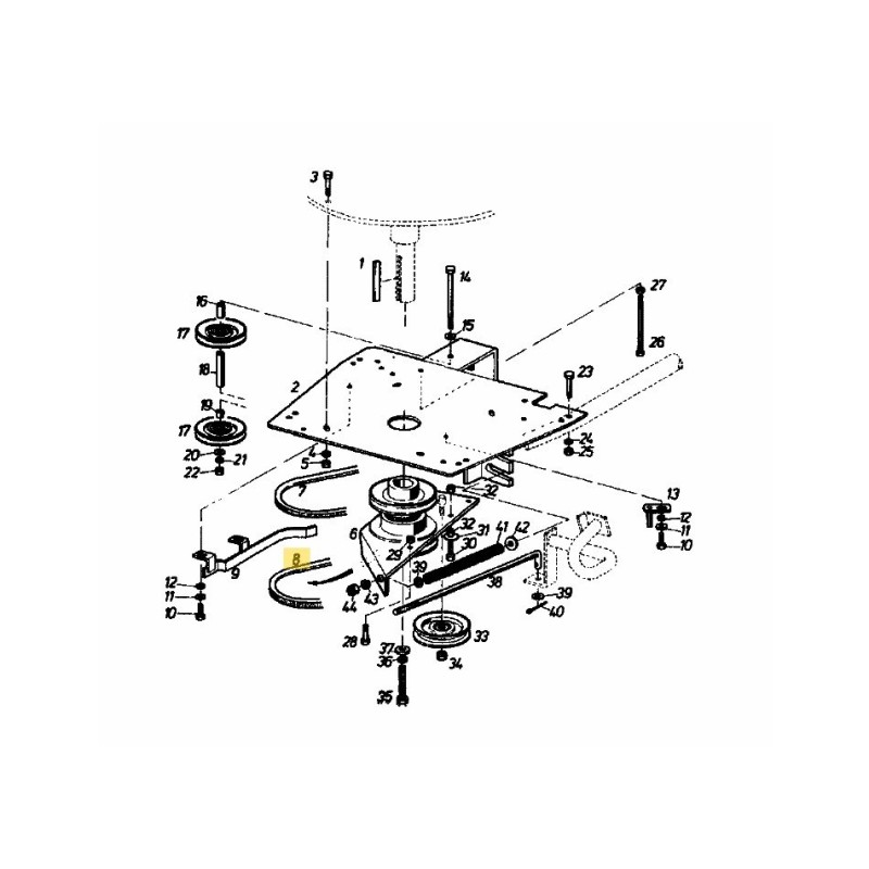 cinghia trapezoidale 000.75.766 ORIGINALE MTD