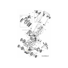 BLADE 092.48.898 ORIGINAL MTD | Newgardenstore.eu