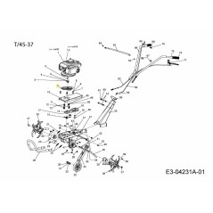 PLACA DE MOTOR 092.65.006 ORIGINAL MTD | Newgardenstore.eu