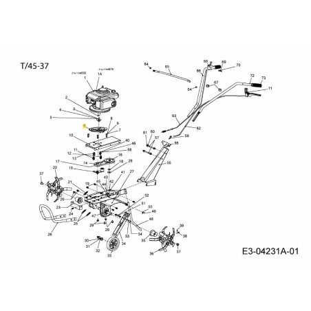 PLACA DE MOTOR 092.65.006 ORIGINAL MTD | Newgardenstore.eu