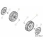 RUOTA 7X2 634-04642 ORIGINALE MTD