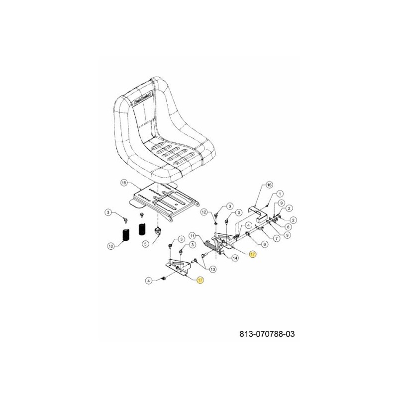 SOPORTE:MT:ASIENTO 783-1489D637 ORIGINAL MTD