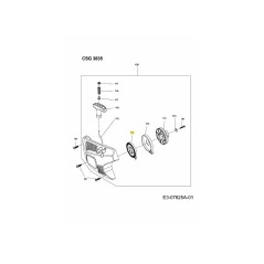 Arranque de resorte con cubierta SG-2044261 ORIGINAL MTD | Newgardenstore.eu
