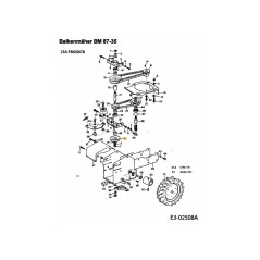 Guide pulley 092.48.821 ORIGINAL MTD