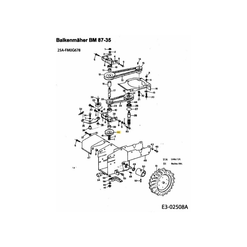 Umlenkrolle 092.48.821 ORIGINAL MTD