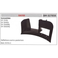 Deflettore scarico posteriore DAYEE rasaerba tosaerba tagliaerba DY 21SQ 027859 | Newgardenstore.eu