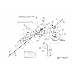 BLOQUEO DE PALANCA DE EMBRAGUE 747-05717 ORIGINAL MTD | Newgardenstore.eu