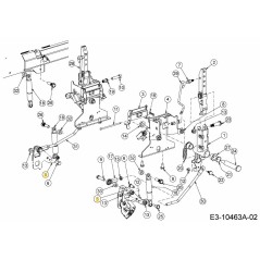 PIASTRA DI MONTAGGIO 703-10413-CY ORIGINALE MTD