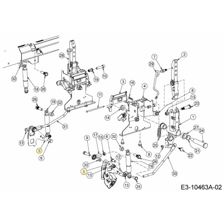 PLACA DE MONTAJE 703-10413-CY ORIGINAL MTD | Newgardenstore.eu